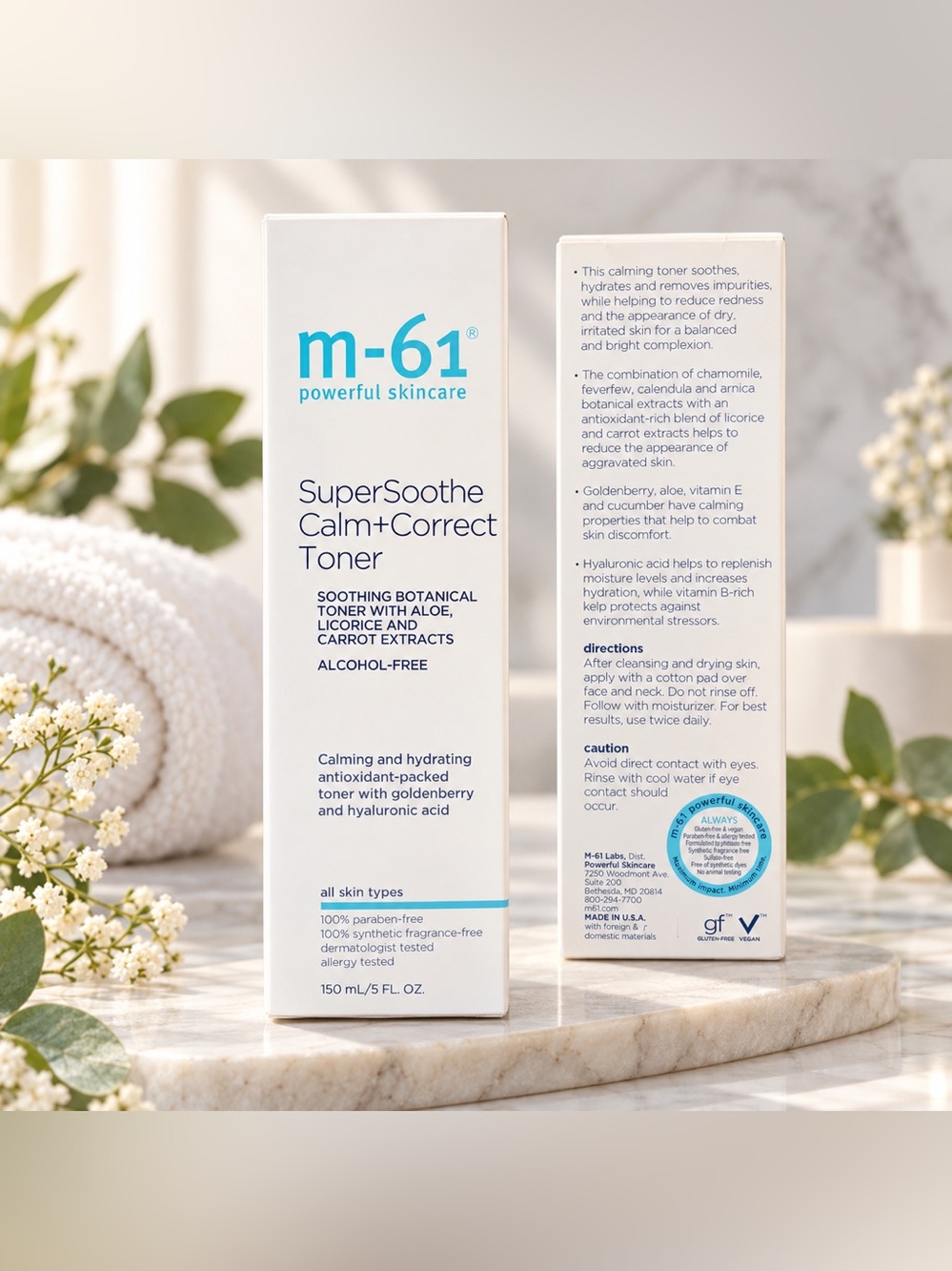 M61 SuperSoothe Calm+Correct Toner - 5oz NIB